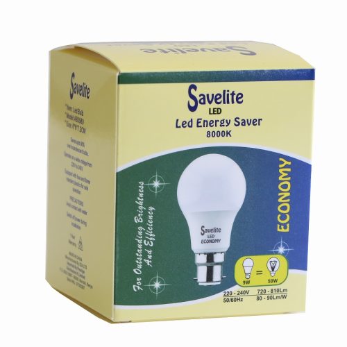 Savelite LED Energy Saver 8000K 9W 720 – 810 Lumen (ECONOMY)