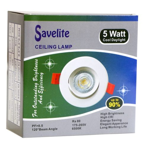 Savelite Ceiling Lamp 5Watt Cool Daylight