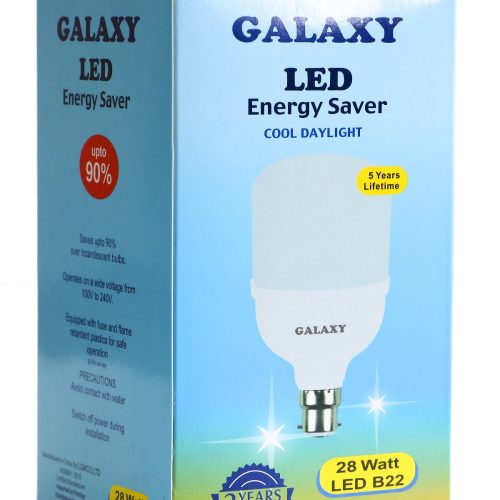 GALAXY LED Energy Saver Cool Daylight 28W LED B22